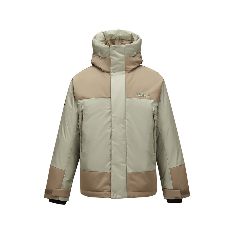 SKECHERS斯凯奇2024冬男保暖休闲