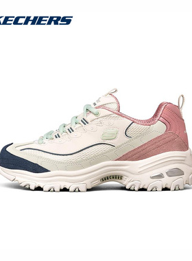 Skechers斯凯奇秋季新款女士鞋百搭舒适休闲运动老爹鞋13167/NTPK