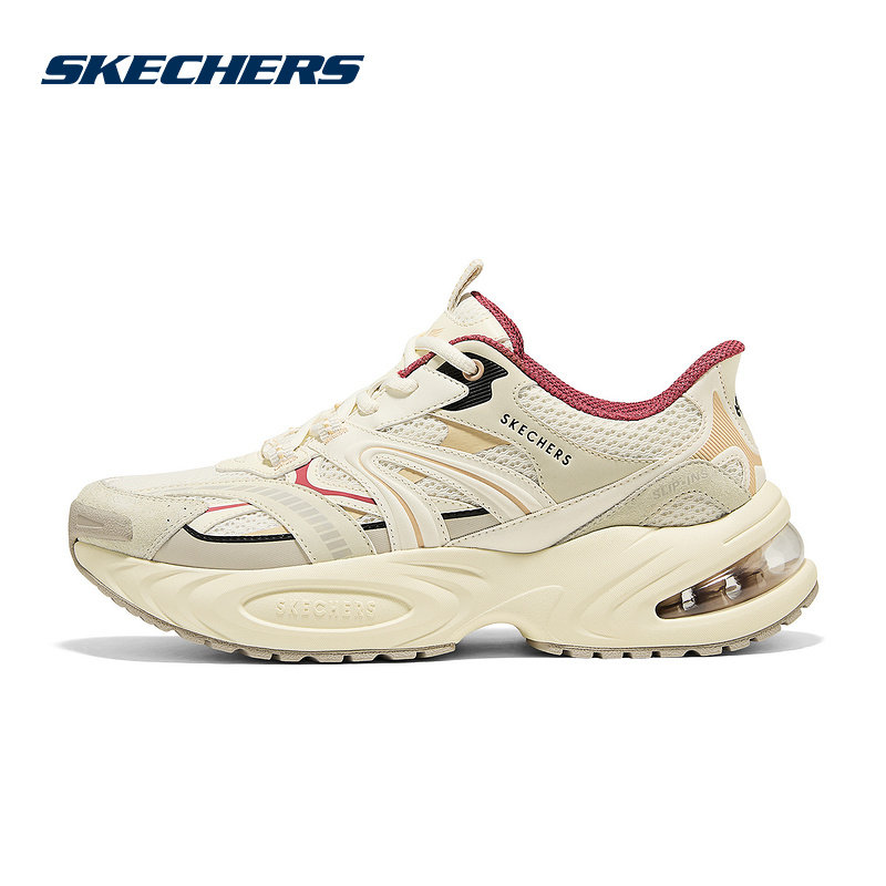 Skechers斯凯奇26新年款闪穿鞋男厚底缓震气垫老爹鞋 802028/OFWT,运动鞋new,运动休闲鞋,淘宝优惠券,粉丝福利购,淘宝优惠卷