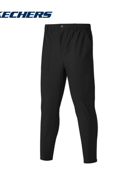 Skechers斯凯奇秋男子新款运动休闲针织长裤运动裤 P324M010/0018