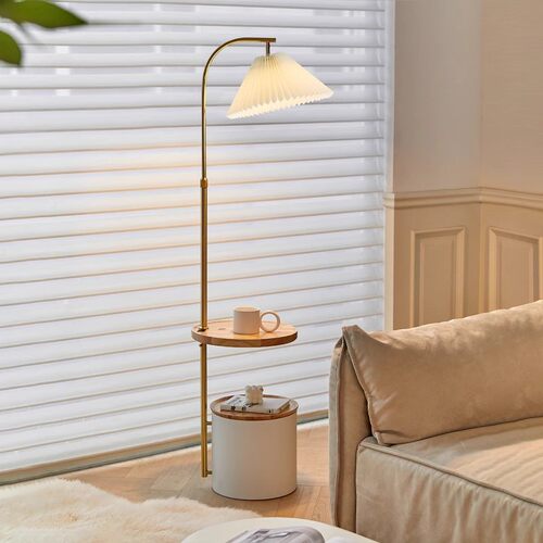 落地灯客厅奶油风轻奢落地台灯