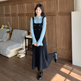 -新款假两件连衣裙-2532-P125-K178，女装连衣裙，2C168