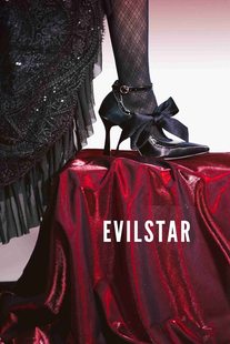 现货 反派蝴蝶结原创钻石底丝带尖头优雅细跟性感暗黑亮面lolita