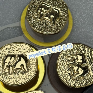 旅行的回响泡泡骚高版手机气囊支架磁吸圆啪嗒古象金币珐琅PPS