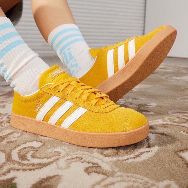 Adidas/阿迪达斯VL COURT CLASSIC复古德训鞋t头鞋运动板鞋JS4593