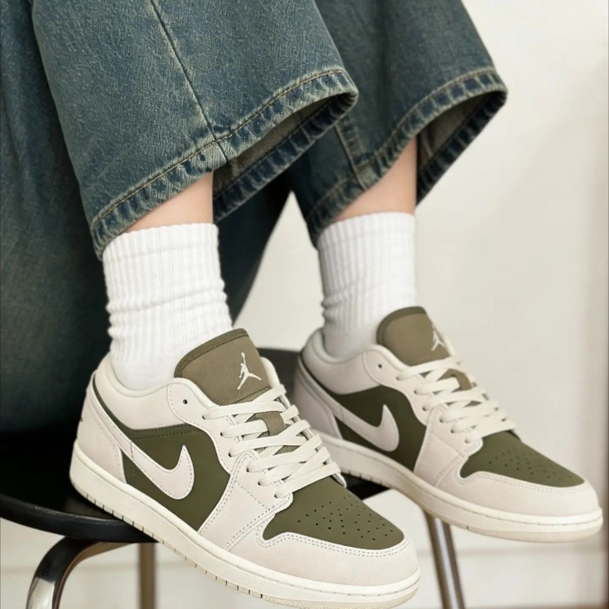 耐克新款复古男女休闲运动百搭AJ1板鞋篮球鞋HV4089-201,运动鞋new,板鞋,淘宝优惠券,粉丝福利购,淘宝优惠卷