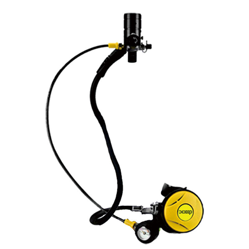 thumbnail for Diving Mask Pressure Regulator Respirator Adapter Cylinder Inflator Pump Residual Pressure Gauge Strap Carrying Bag