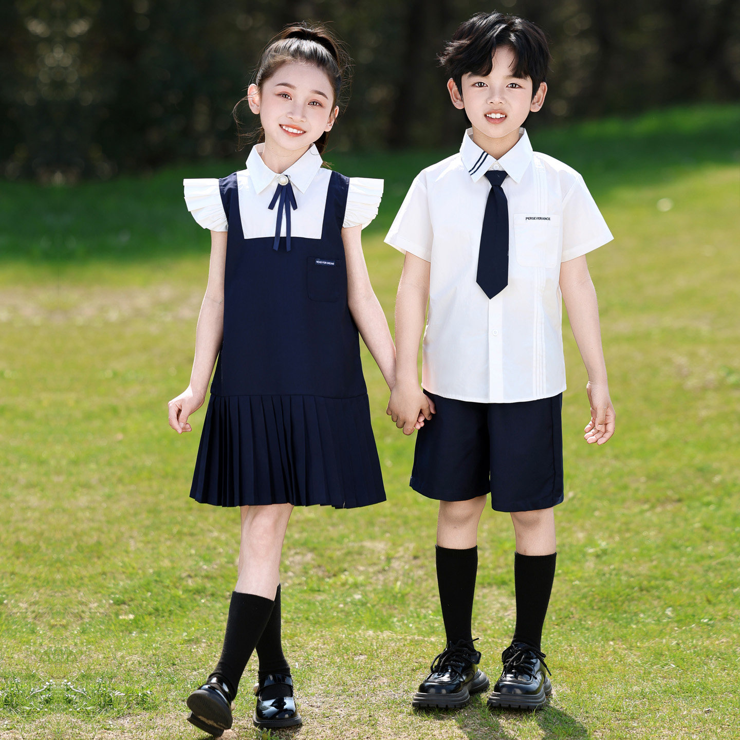 六一儿童节表演服小学生合唱诗歌朗诵舞台演出服幼儿园毕业照班服
