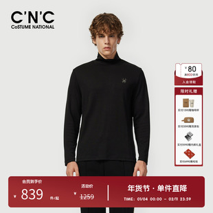 【大牌直降】CNC男装奥莱莫代尔棉高领打底衫男秋冬高端长袖T恤