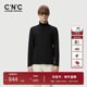T恤撞色秋冬弹力内搭打底衫 奥莱半高领长袖 莫代尔棉 CNC男装