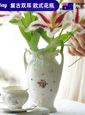 Lunabay澳大利亚花瓶摆件客厅插花欧式陶瓷花瓶ins风高级感  LB50