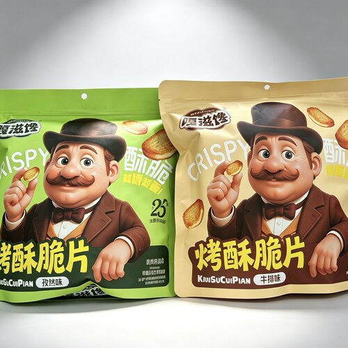 嘎滋馋 烤酥脆片网红休闲零食小吃办公室解馋小零食原味香脆片
