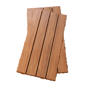 户外阳台防腐木地板露台庭院室内外改造地面铺设拼接缅甸柚木地板