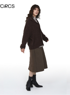 OUTCiRCS  栗子棕羊毛针织衫 CHESTNUT BROWN WOOL SWEATER