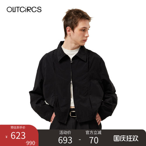 OUTCiRCS23SS开口短夹克外套