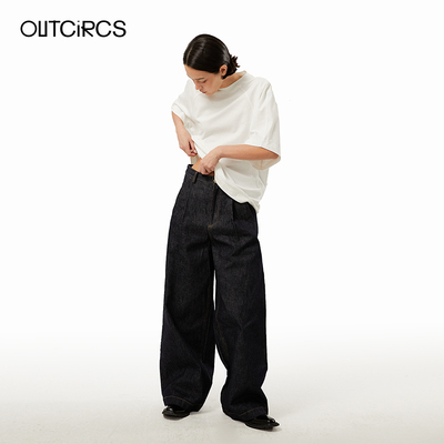 OUTCiRCS廓形感休闲牛仔裤子四季