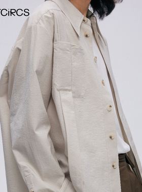 OUTCIRCS 错袋衬衫外套 MiSMATCH POCKET SHiRT JACKET