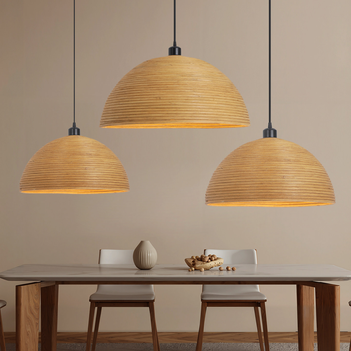 侘寂风藤编餐厅灯中古民宿卧室客厅灯日式高级酒店复古吧台木艺灯,家装灯饰光源,酒店/宴会厅/餐饮吊灯,淘宝优惠券,粉丝福利购,淘宝优惠卷