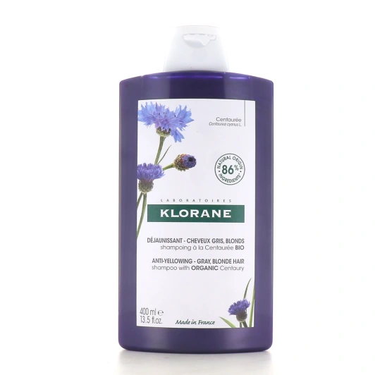法国蔻萝兰有机矢车菊固色防/退色洗发水本土版本400ml