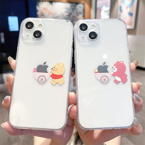 苹果iphone情侣可爱卡通手机壳