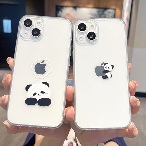 苹果iPhone创意可爱熊猫手机壳