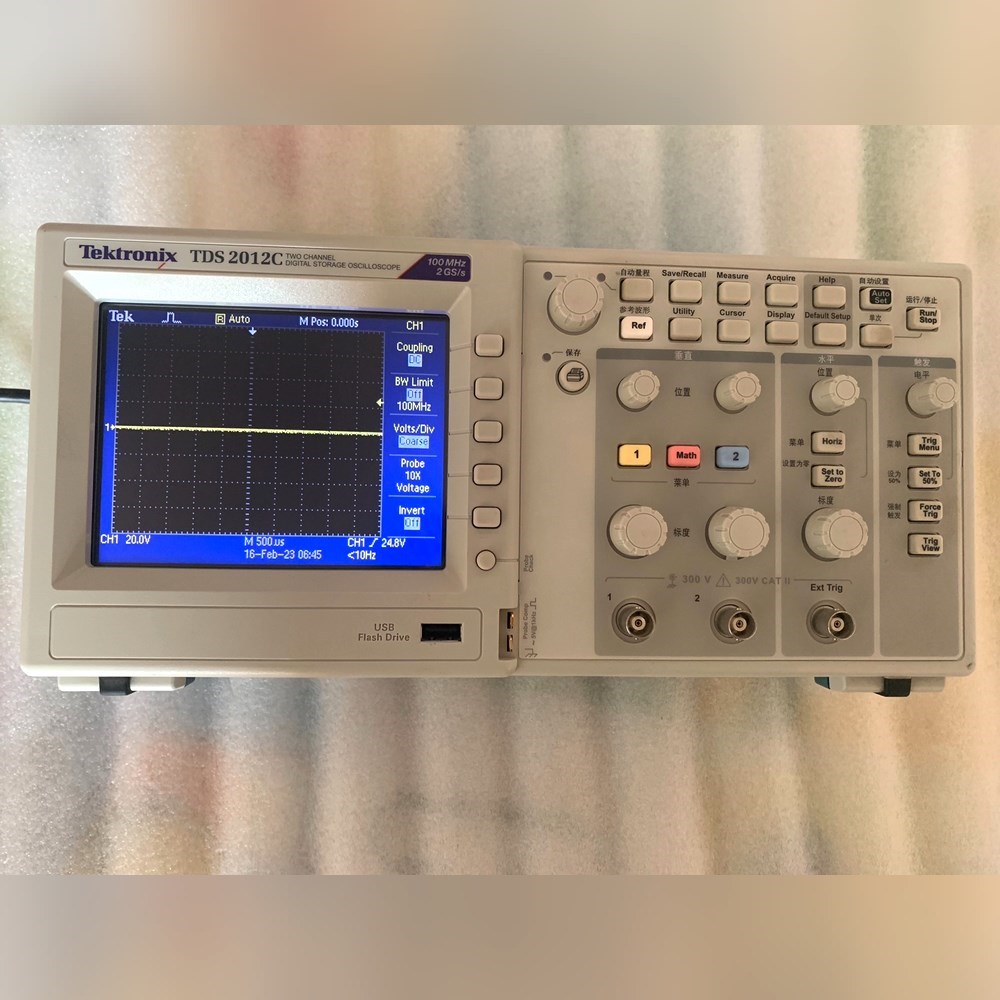 泰克TDS2012C 100M新款示波器成色如图功能包好 议价