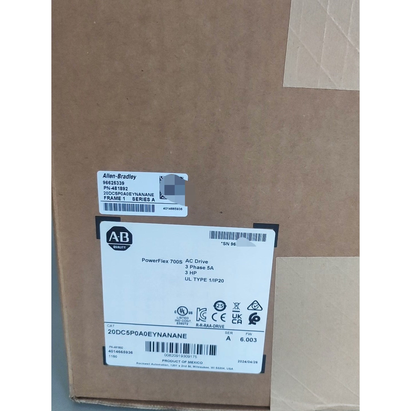 20DC5P0A0EYNANANE 原装未拆封现货标价 议价