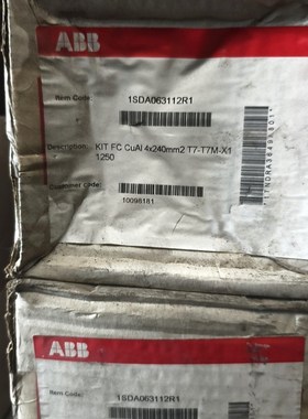 ABB配件1SDA063112R1用于KIT F 议价