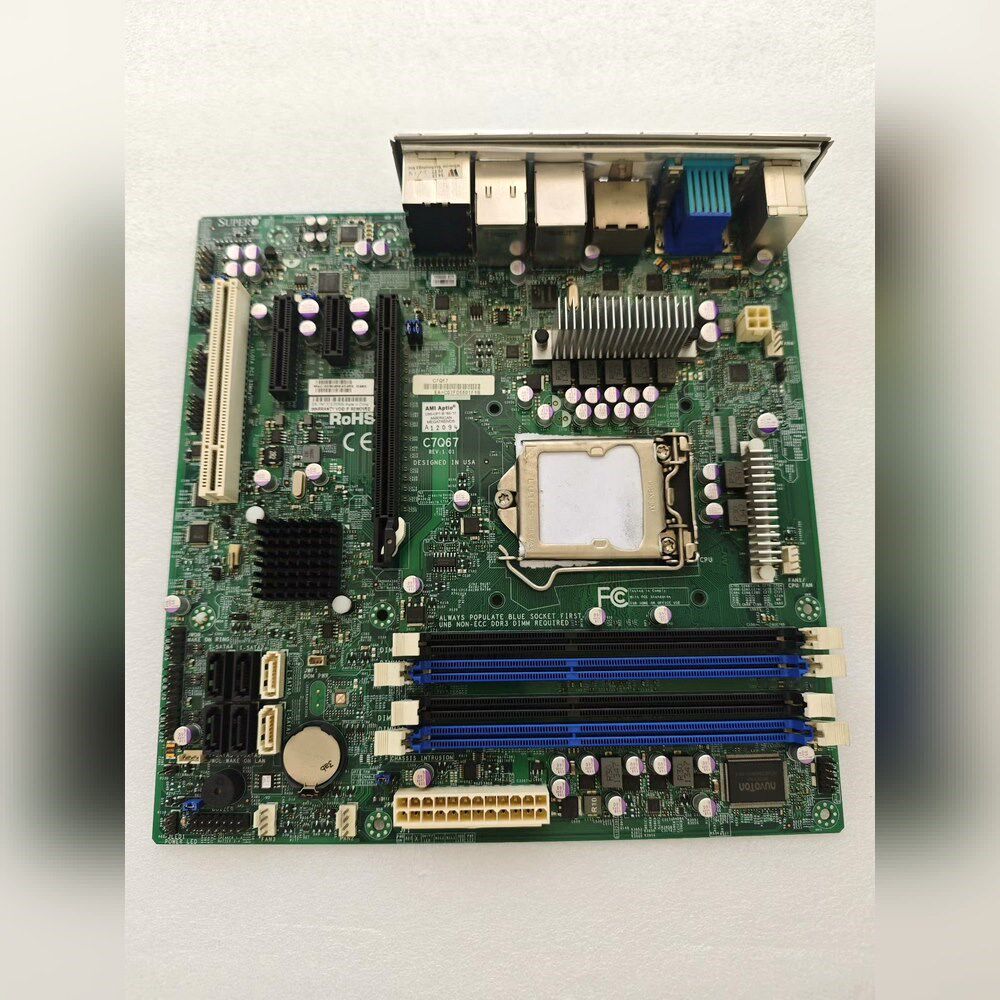 出超微C7Q67主板工作站服务器板 支持3代CPU 议价