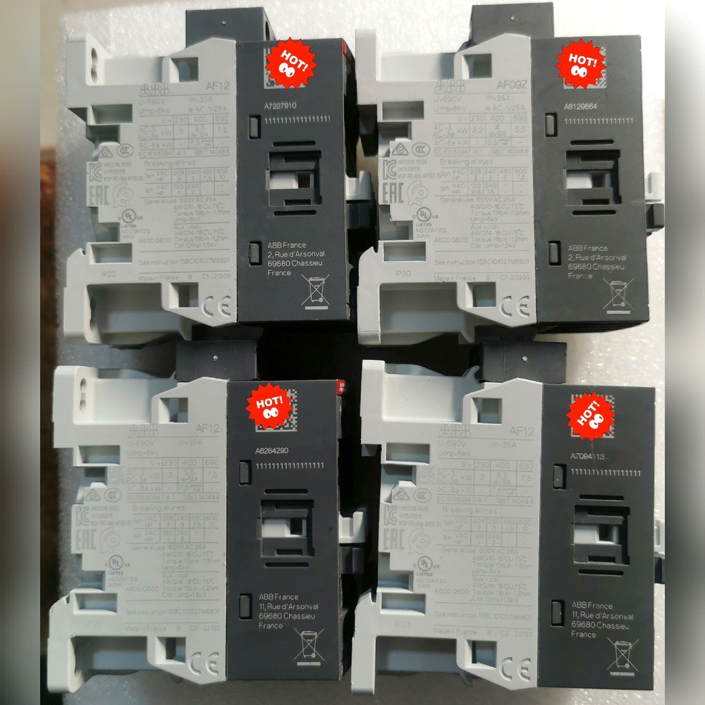 ABB AF系列接触器AF12 AF09Z 剩余4只未 议价