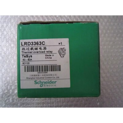 工程剩余施耐德原装热过载LRD3363C 63-80A 议价