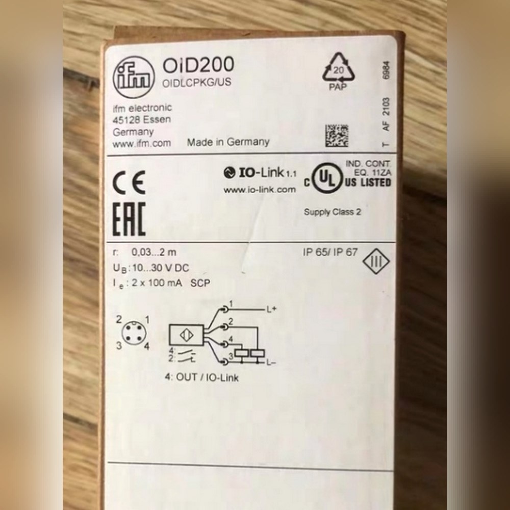 OID200 IFM测距传感器带包装原装. 议价