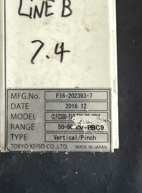 TOKYO KEISO CLFC300-T12-501-D2 议价