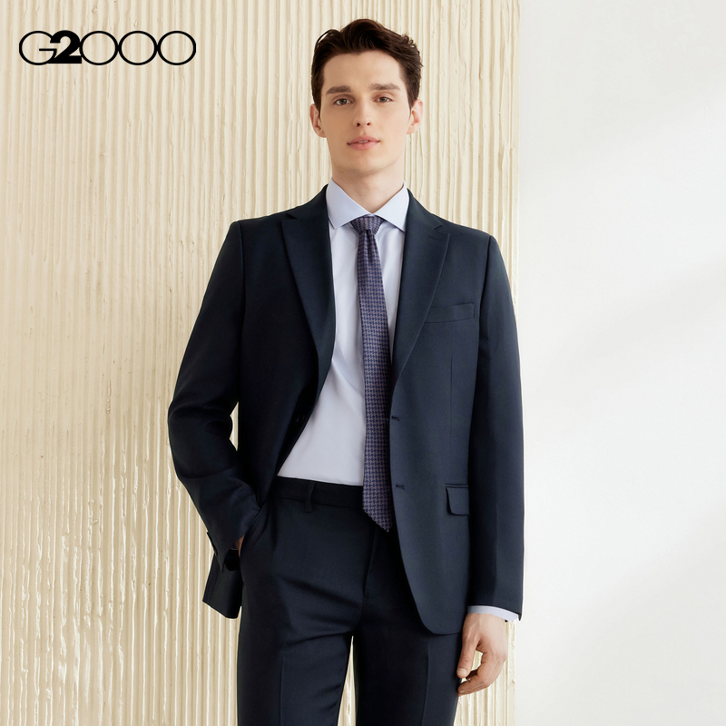 【三防科技】G2000男装2025商场同款防水防油防污防静电修身西服