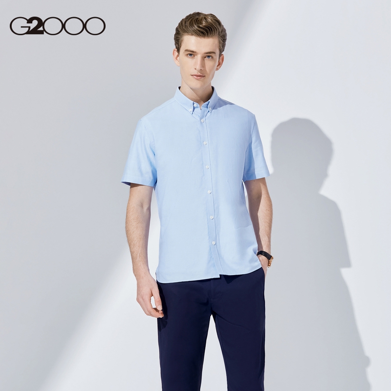 G2000全棉牛津纺潮流工装短袖