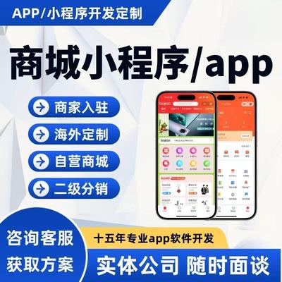 商城小程序开发定制海外竞拍商城分销拼团积分购物商城小程序制作