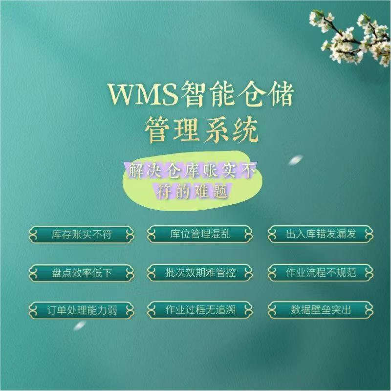 定制WMS仓库管理系统仓储物料出入库记录库存监控预警智能提醒图片