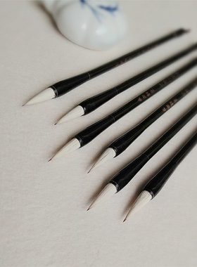 北京小白云兼毫善琏湖笔学生书法入门楷书毛笔文房四宝培训班批发