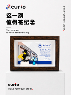 毕业礼物定制送教授导师哥师姐闺蜜男女朋友乐高人仔diy积木相框
