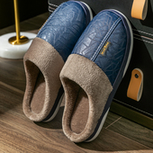 家用秋冬季 棉拖鞋 男冬天家居家室内防滑情侣毛绒保暖加厚底女拖鞋