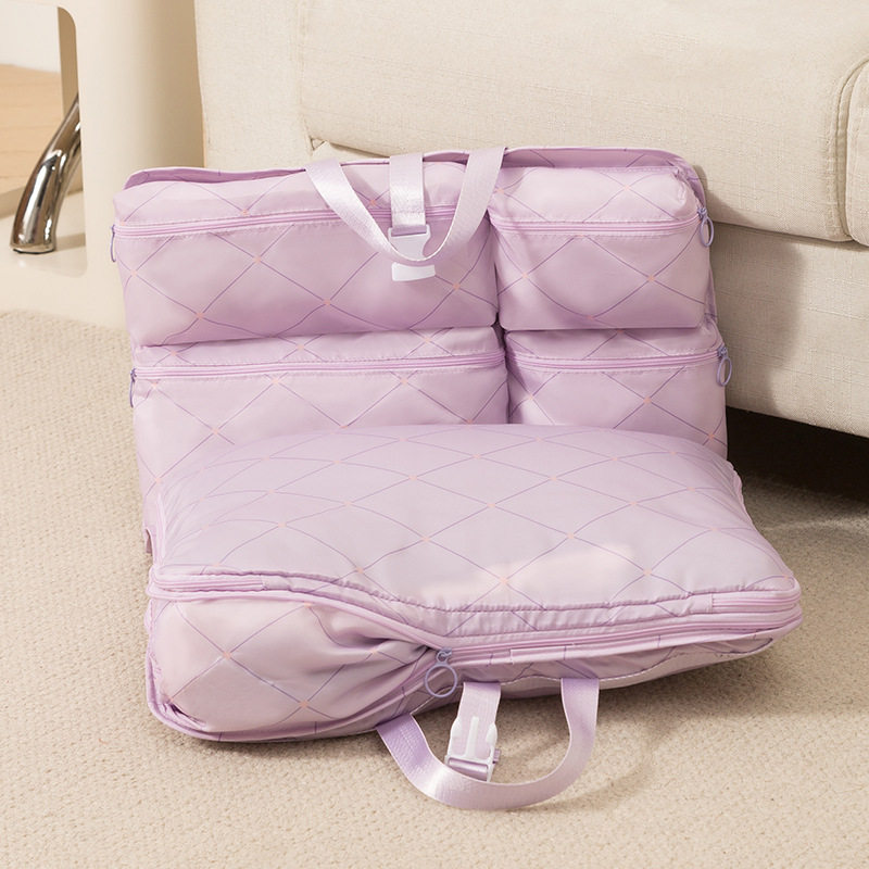 日本七合一旅行收纳袋行李箱便携衣物整理包内衣鞋子分装压缩高级