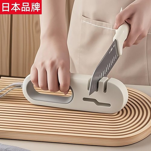 日本多功能磨刀石神器家用厨房剪刀工具磨菜刀专用开刃快速磨刀器