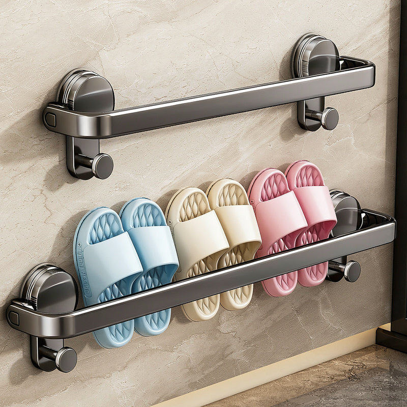 日本浴室吸盘拖鞋架免打孔卫生间置物架厕所鞋子专用沥水壁挂挂架,收纳整理,整理架/置物架/收纳架,淘宝优惠券,粉丝福利购,淘宝优惠卷