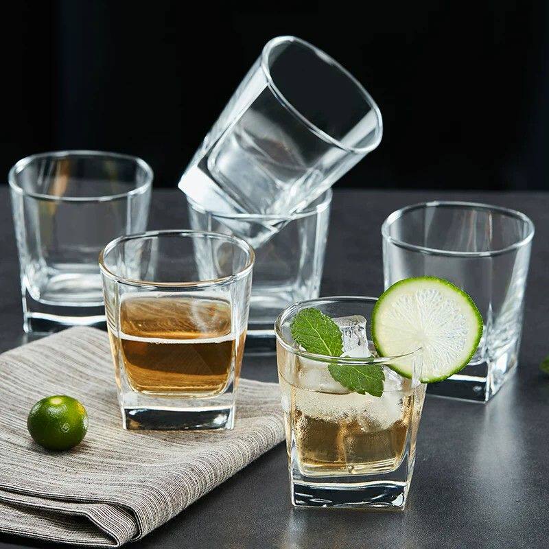 青苹果家用6只装威士忌酒杯欧式创意洋酒杯玻璃杯烈酒杯白酒杯子