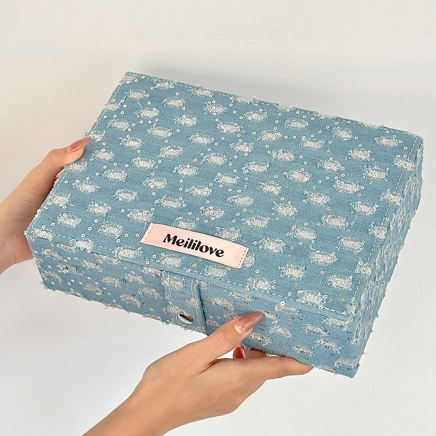 meililove莓拉复古提花香风桌面精致高级礼物盒大容量收纳首饰盒,饰品/流行首饰/时尚饰品新,首饰盒,淘宝优惠券,粉丝福利购,淘宝优惠卷