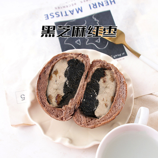 南风窗手作欧包黑芝麻红枣代餐甜口欧包代餐手工咖啡欧包早餐面包