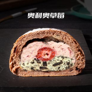 南风窗手作欧包奥利奥草莓手工面包点心下午茶解馋零食早餐代餐