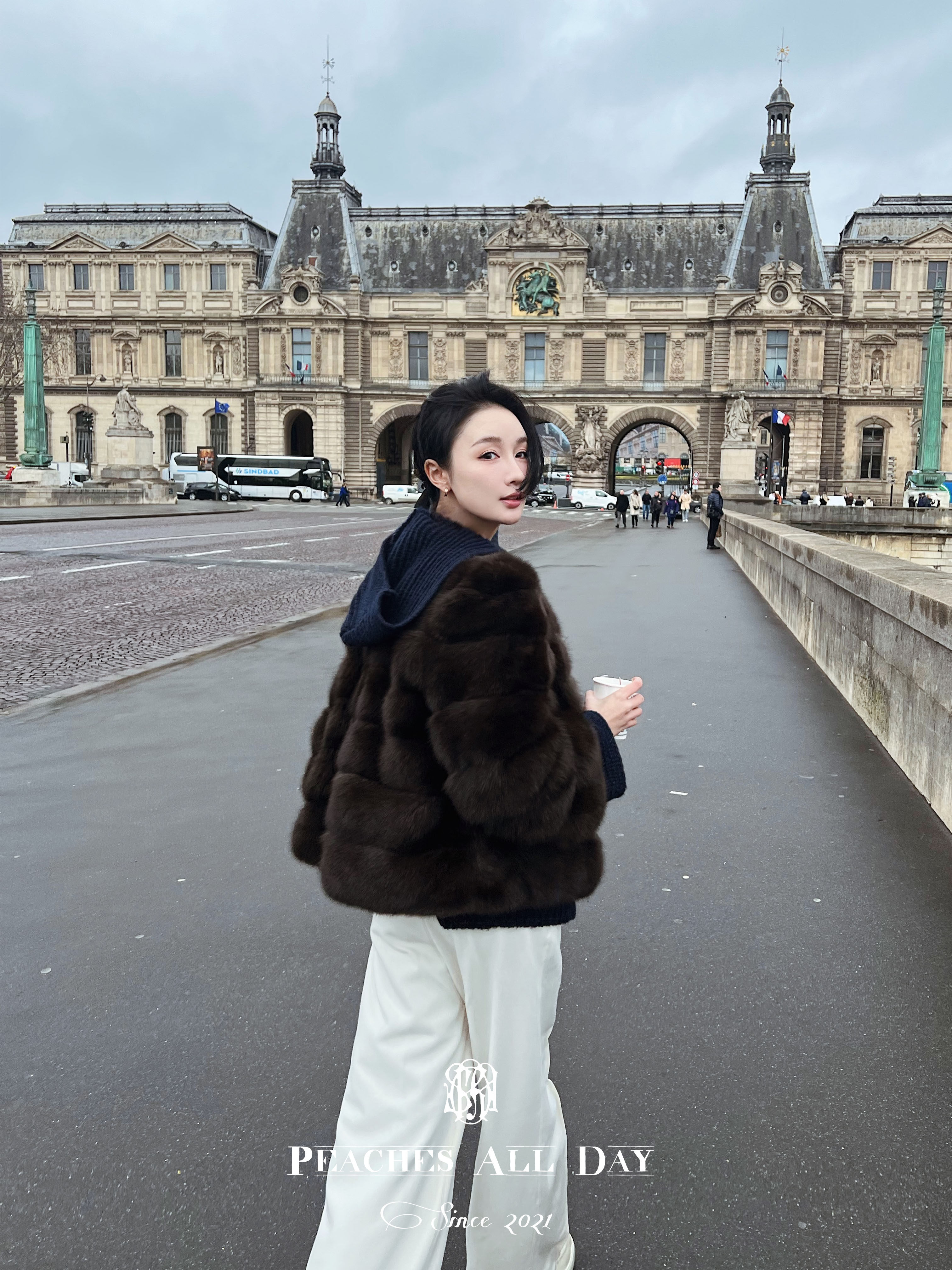 PEACHES ALL DAY松弛又贵气俄罗斯进口紫貂皮草外套女短款显瘦冬,女装/女士精品,皮草,淘宝优惠券,粉丝福利购,淘宝优惠卷