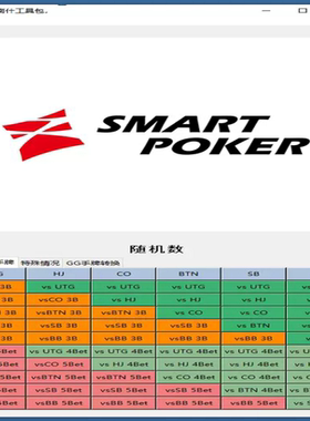 德州扑克翻前起手牌范围表Cash6/8MAX现金局bencb锦标赛MTT小工具