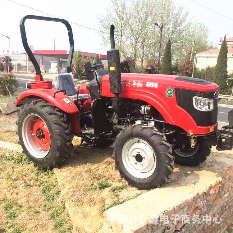 大马力拖拉机小马力小四轮单杠拖拉机多缸车力王504四驱拖拉机